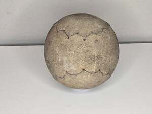 Vintage Antique Hand Stitched Leather Softball Clincher Ball
